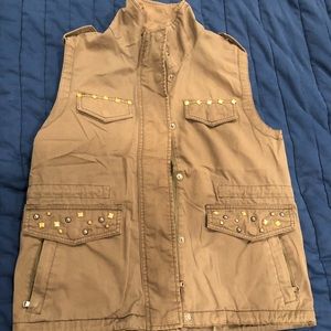 Olive Green Vest